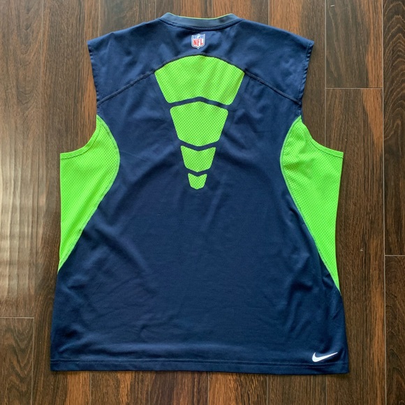 Nike Seattle Seahawks sleeveless replica jersey Men’s XXL. - Picture 2 of 4